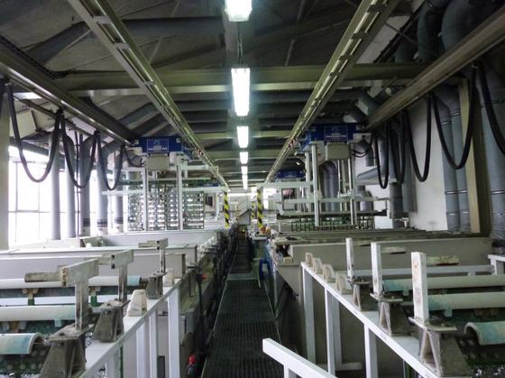 Linie de producție la compania Lehmann Linie de producție